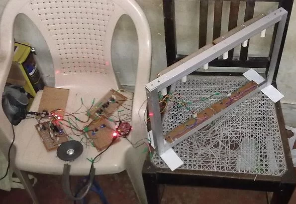 IR Harp using arduino