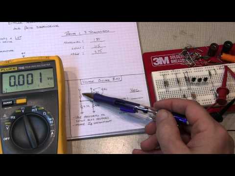 BIPOLAR TRANSISTOR BIAS CIRCUITS AND BETA DEPENDENCE