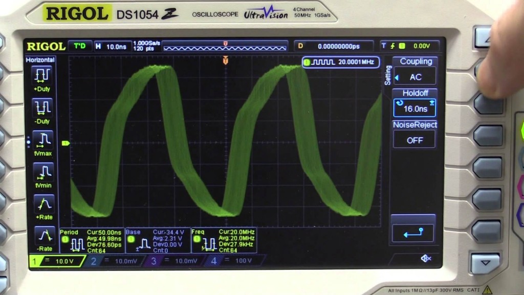Rigol DS1000Z & DS2000 Oscilloscope Jitter Problems