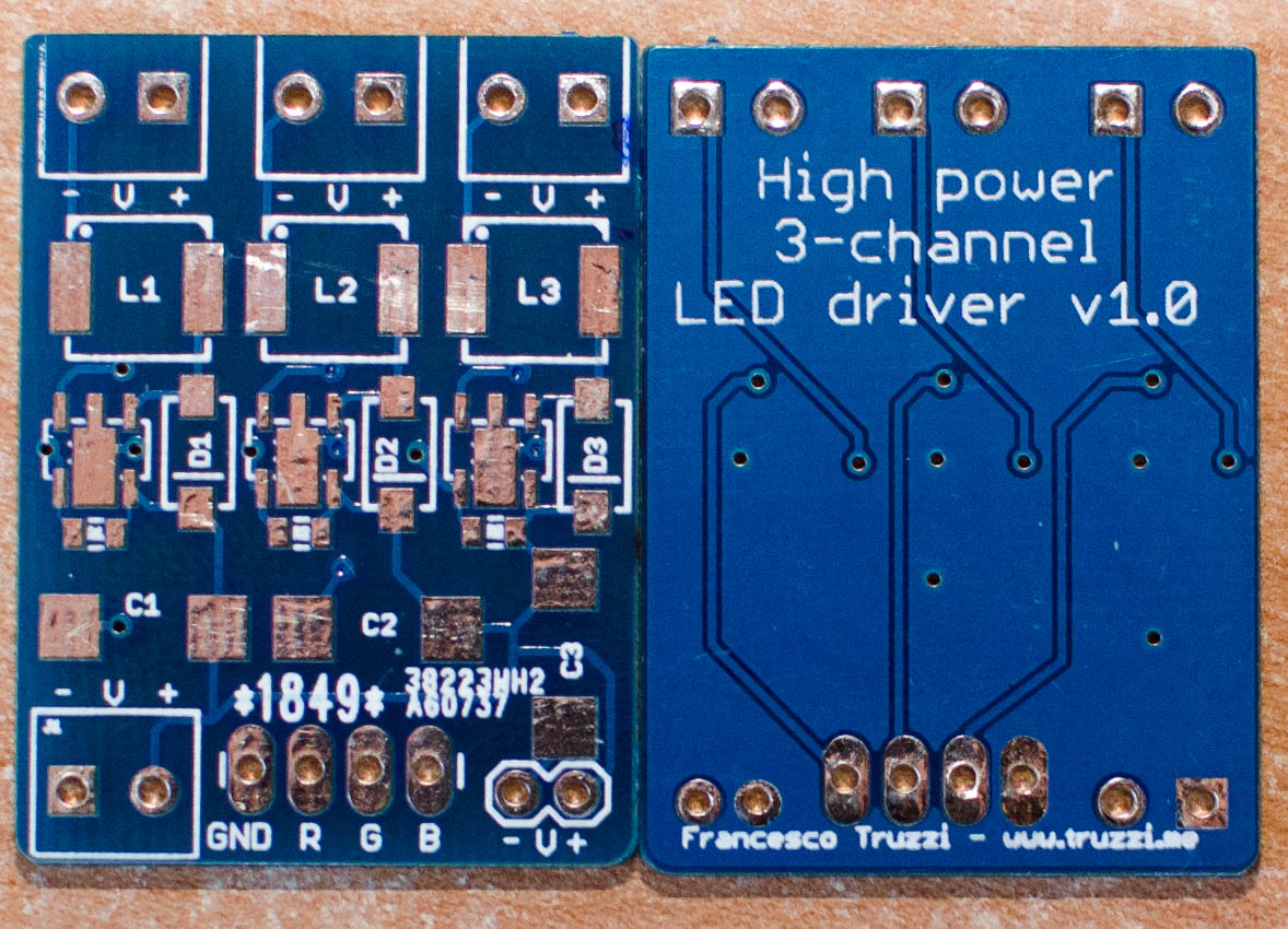 Building a 3-channel, high power RGB LED driver