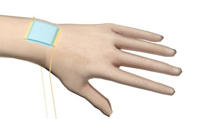 Electronic skin can sense the direction in which it's being touched