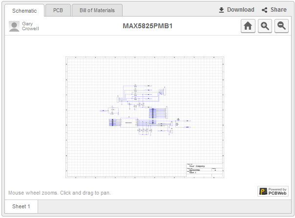 MAX5825PMB1 Peripheral Module Board