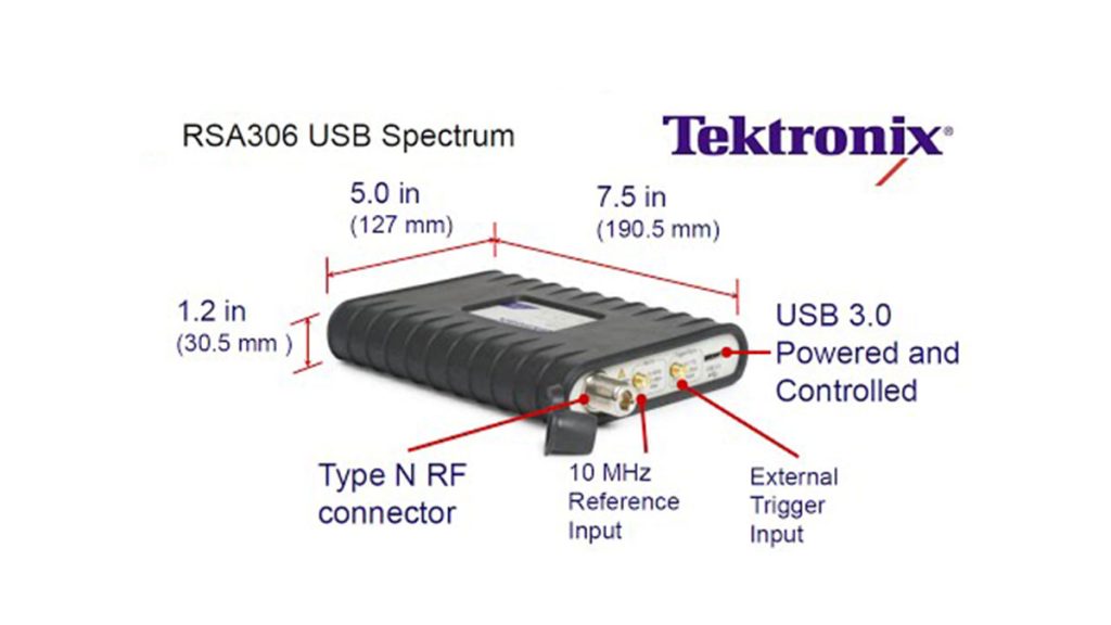 Tektronix RSA306 USB Real-Time Spectrum Analyzer Review and Experiments