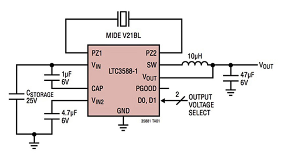 Powering Circuits through Pulse Energy Harvesting