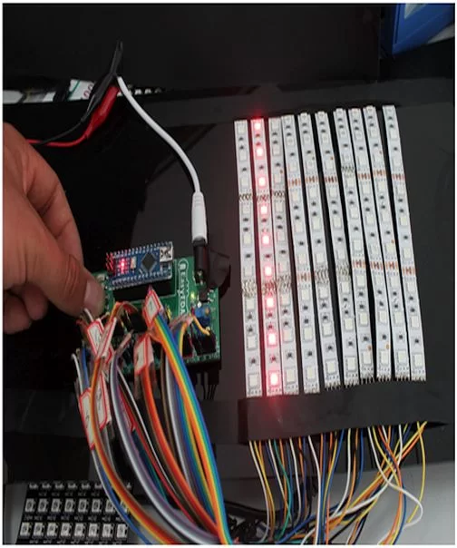 LED Scroll Bar testing
