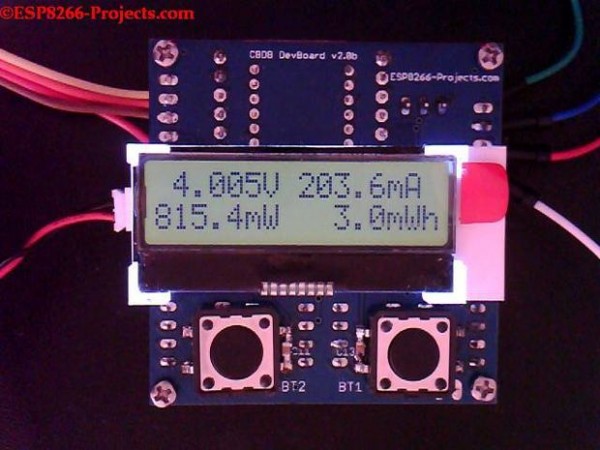 WIFI Battery Monitor System ESP8266