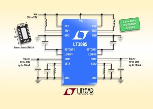 LT3095 - Dual-Channel Low Noise Bias Generators