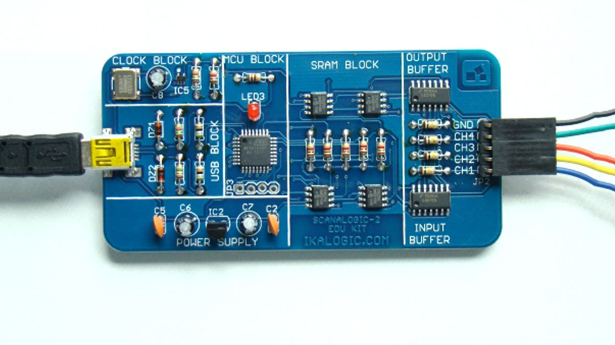 Understanding Logic Analyzer basics using SCANALOGIC-2 EDU KIT