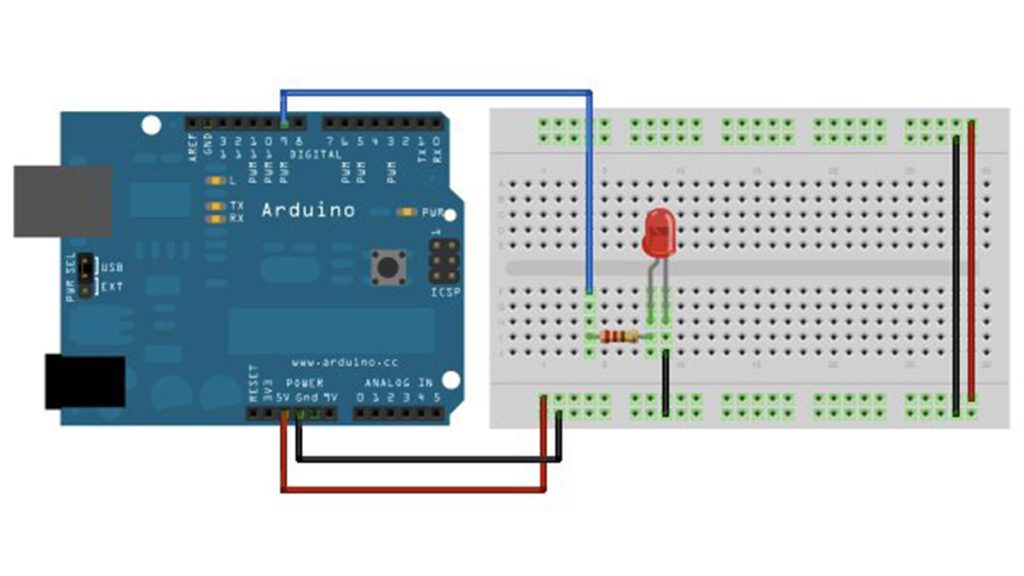 Fading with Arduino circuit