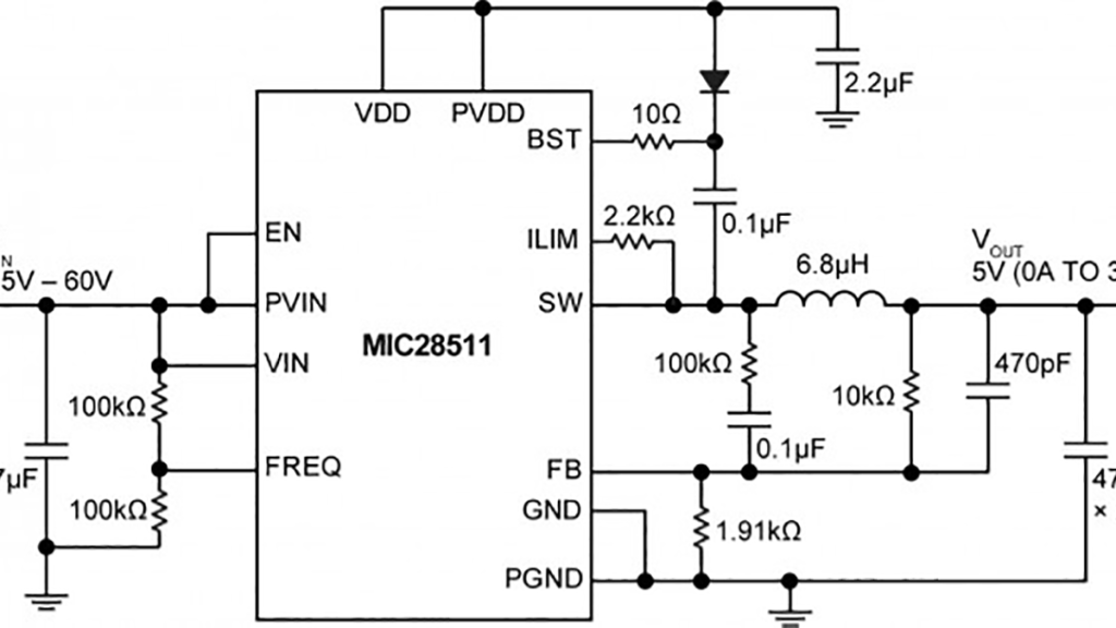 High voltage buck regulators stay cool in tiny packages