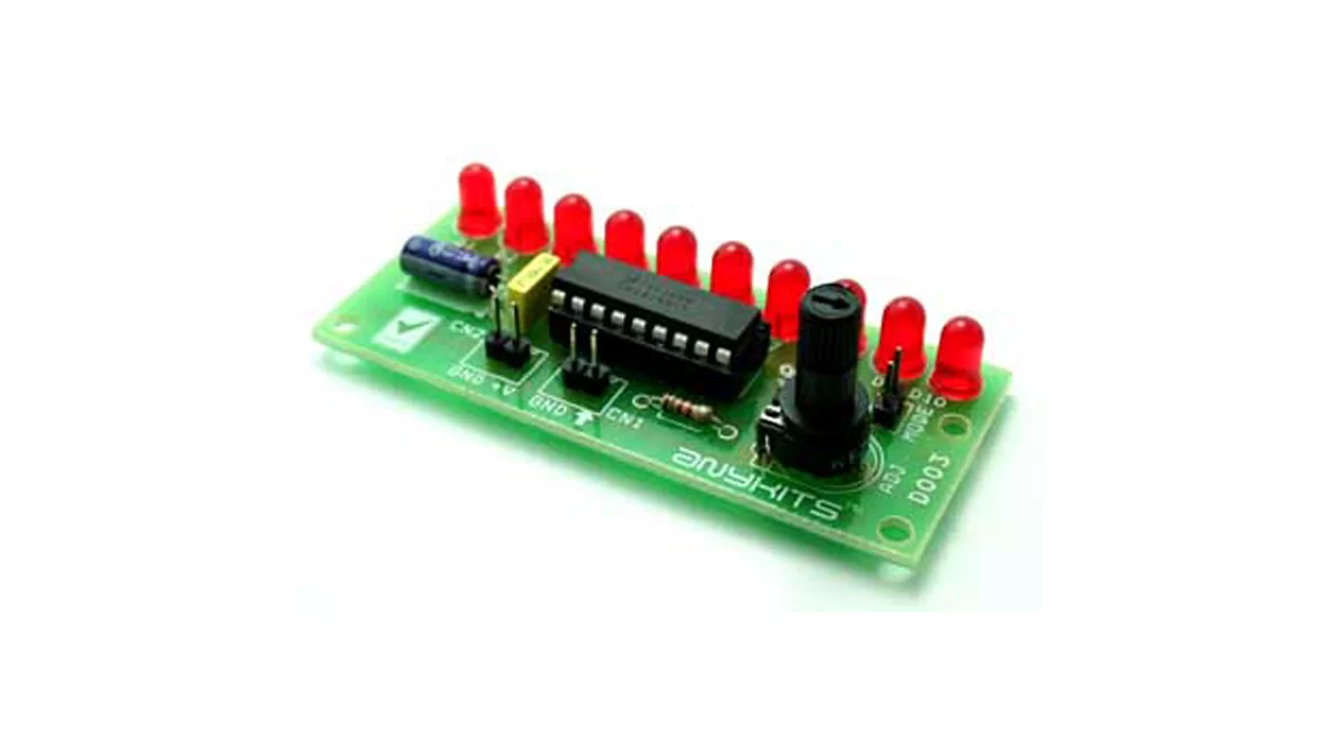 Variable Range LED Voltmeter