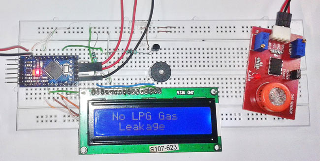Arduino LPG Gas Detector