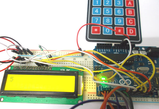 Arduino Uno Keypad Interfac