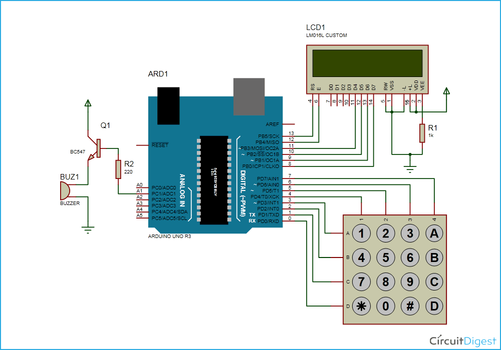 Electronic-Code-Lock-Circuit