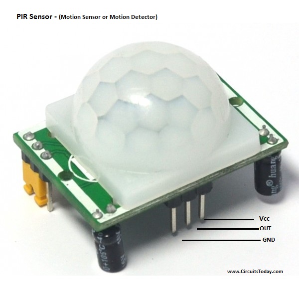 PIR Sensor Pin Out