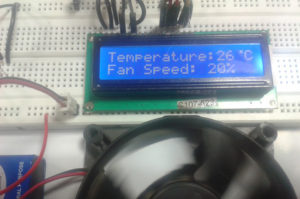 Arduino Temperature Control Adjust Fan Speed Based On Temperature Duino