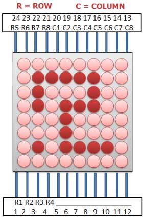 مار-بازی-8x8-matrix-led-display-pin-diagram