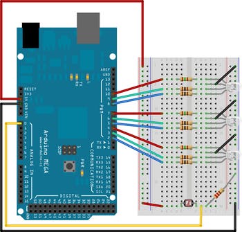 test setup for the ArduinoPi