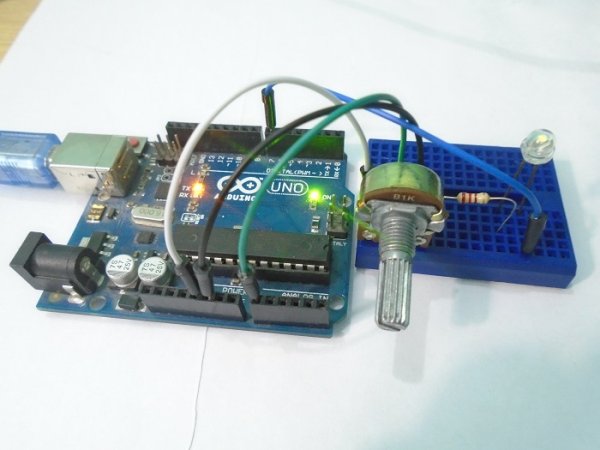 Arduino Processing with LED