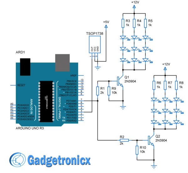 DESIGN OF REMOTE CONTROLLED LIGHTS