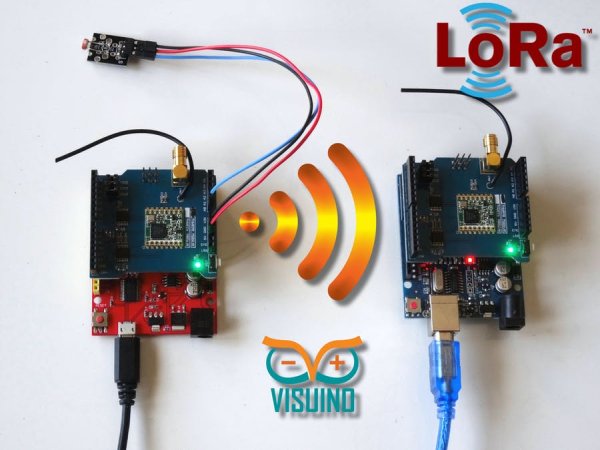 Long Distance Remote Light Sensor With RFM95W RFM98W LoRa