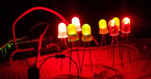 Remote controlled light effects using Arduino