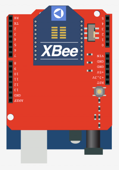 Schematic A Swarm of Xbees! Arduino Xbee Wireless & More