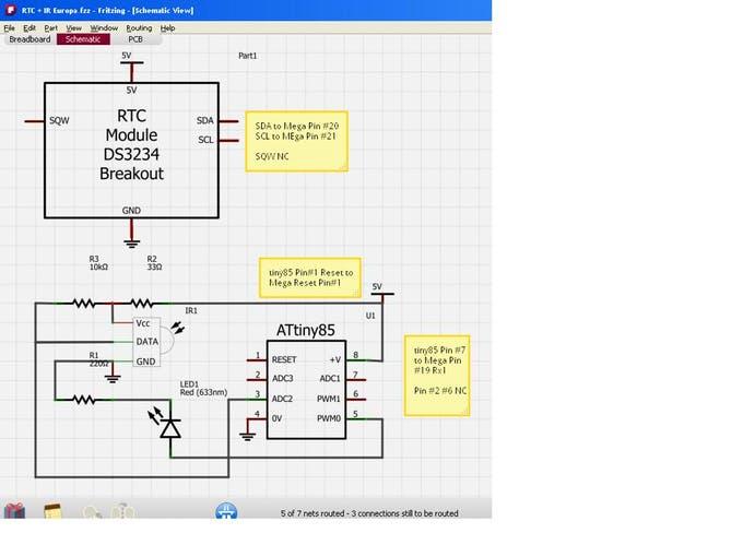 Schematics of Infrared Dedicated Decoder