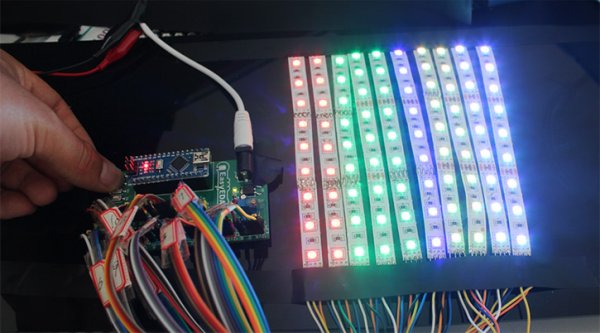 جلوه های نور RGB خیره کننده با استفاده از آردوینو نانو