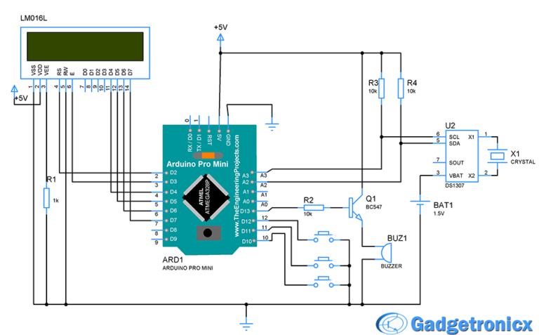 IQ Alarm clock using Arduino for heavy sleepers - duino