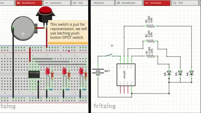 Schematic Waterproof 10 Minute Timer