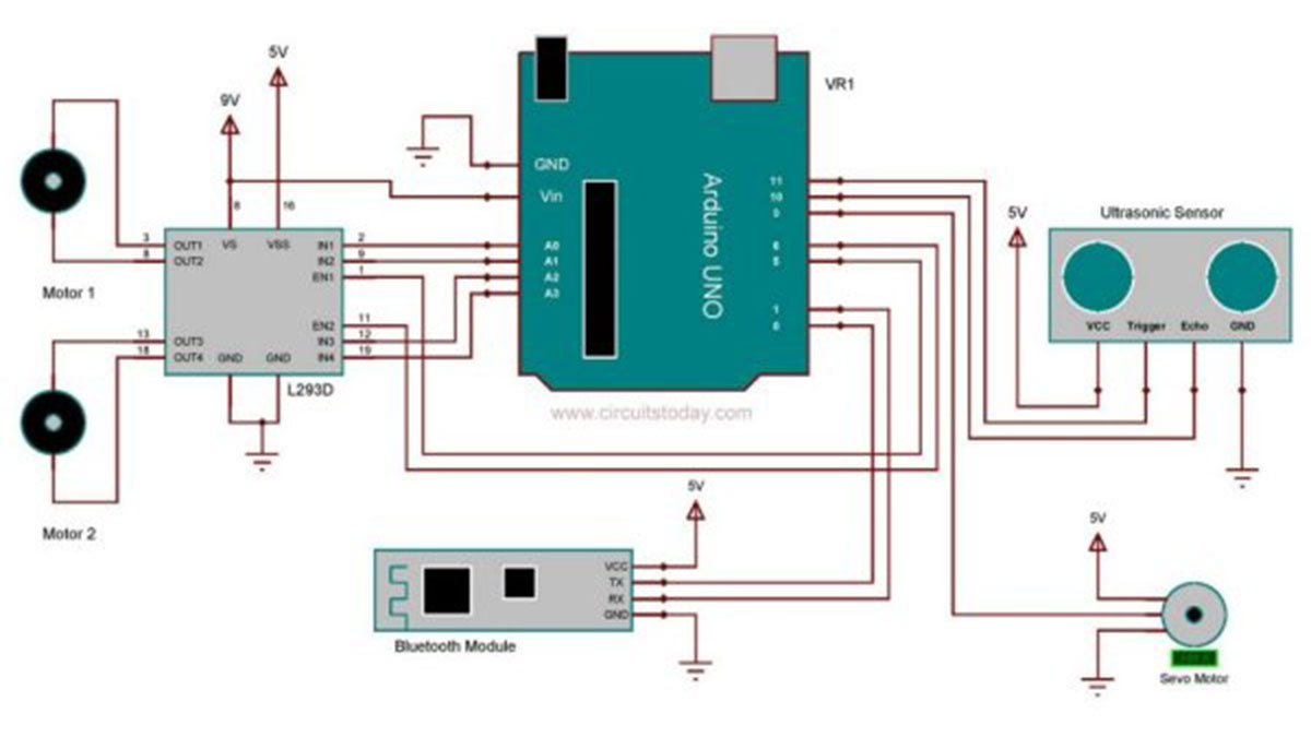 Robot_Arduino_Bluetooth_module_circuit