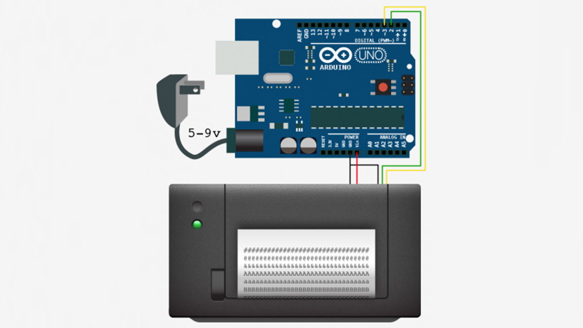 Schematic Displaying on Paper – Thermal Printer + Arduino