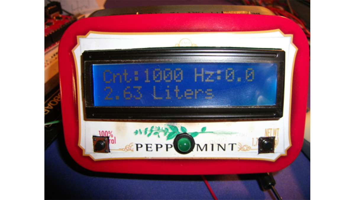 Arduino Display for Liquid Flow Sensors