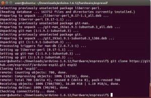  installing ESP32 for Arduino IDE on Ubuntu14.04
