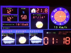 Arduino TFT Forecast Weather Station with ESP8266