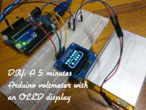 Arduino Voltmeter With OLED Display