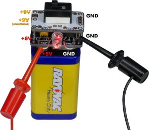 5V Regulator Cap for 9V battery