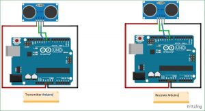 How To Measure Distance Between Two Ultrasonic Sensors Schematic