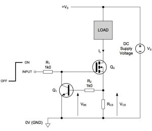 Load switch with self-resetting circuit breaker