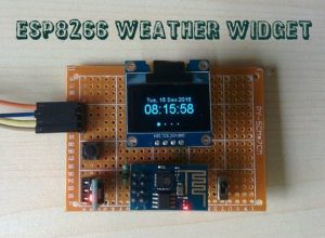 Weather Widget using ESP8266