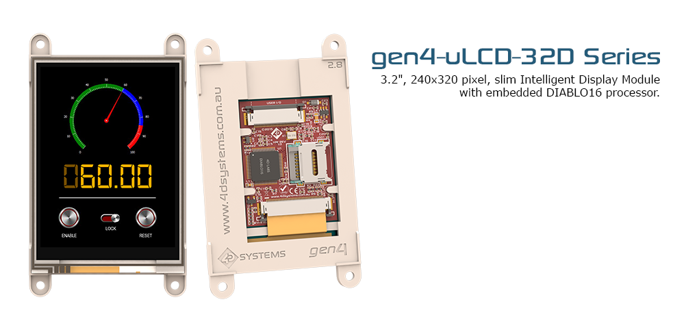 gen4 3.2” The New Intelligent Display Modules
