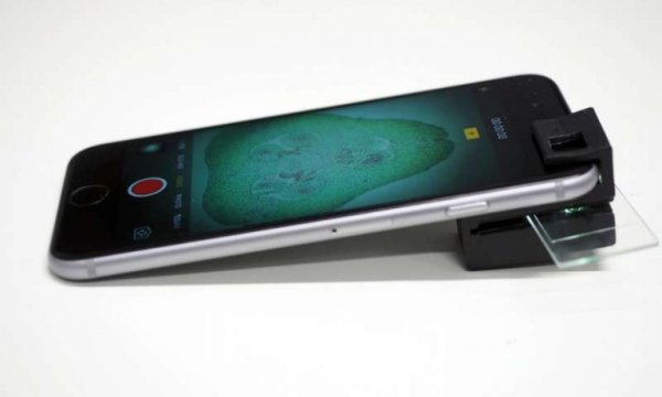 3D Printed Clip On Turns Any Smartphone To A Household Microscope.