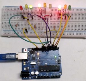 Arduino Based 3-Way Traffic Light Controller