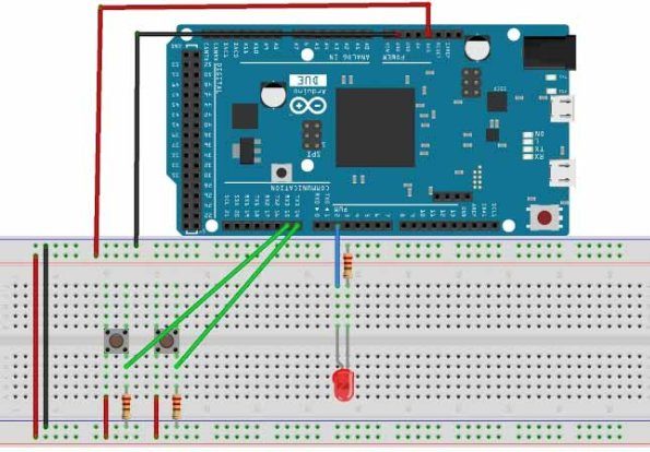 PWM with Arduino Due schematic