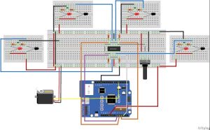 Pet Food Dispenser featuring 4Duino-24 schematic