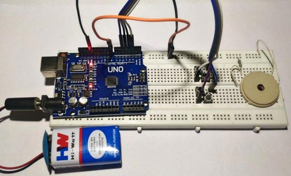 Playing Melodies using Arduino Tone() Function