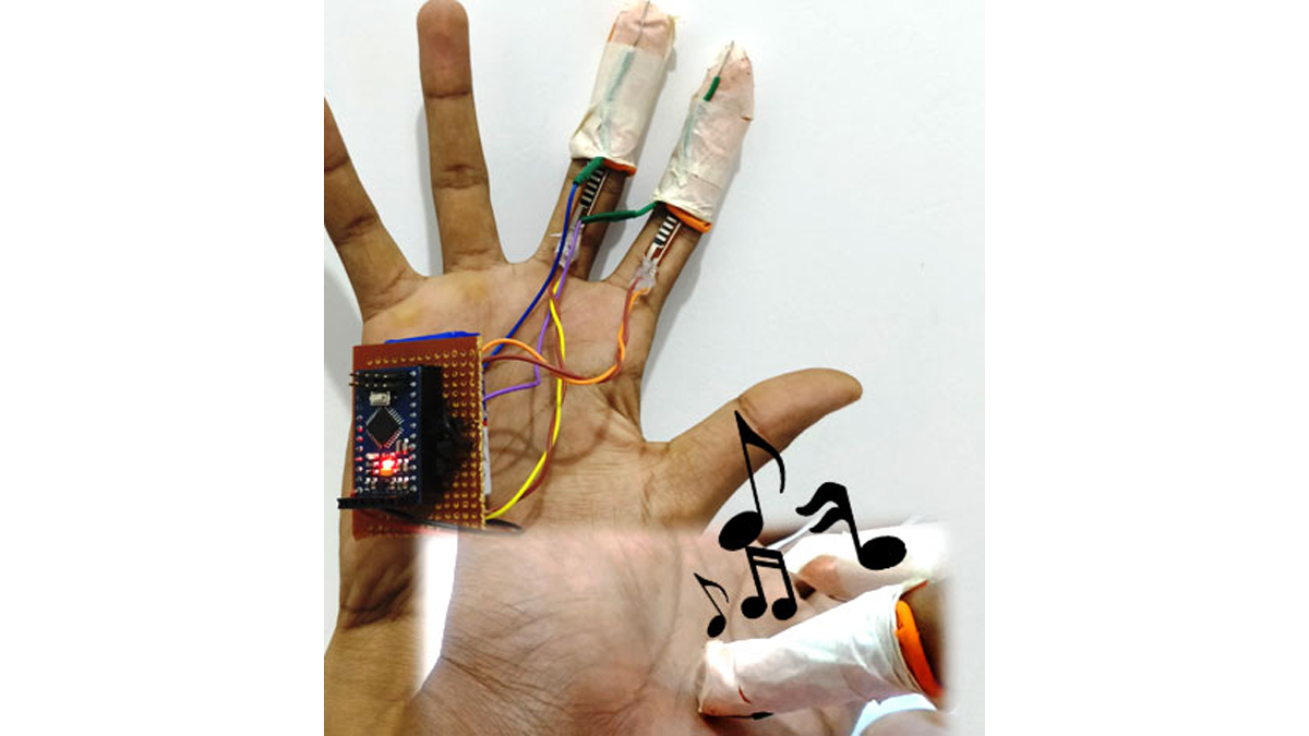 Generating Tones by Tapping Fingers using Arduino