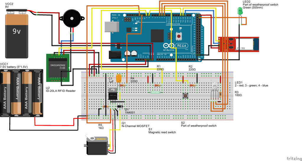 The Arduino Gatekeeper For Outdoors Gates And Doors