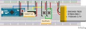 Bling Bra Wearable, Sexy and Connected IoT Bra schematics